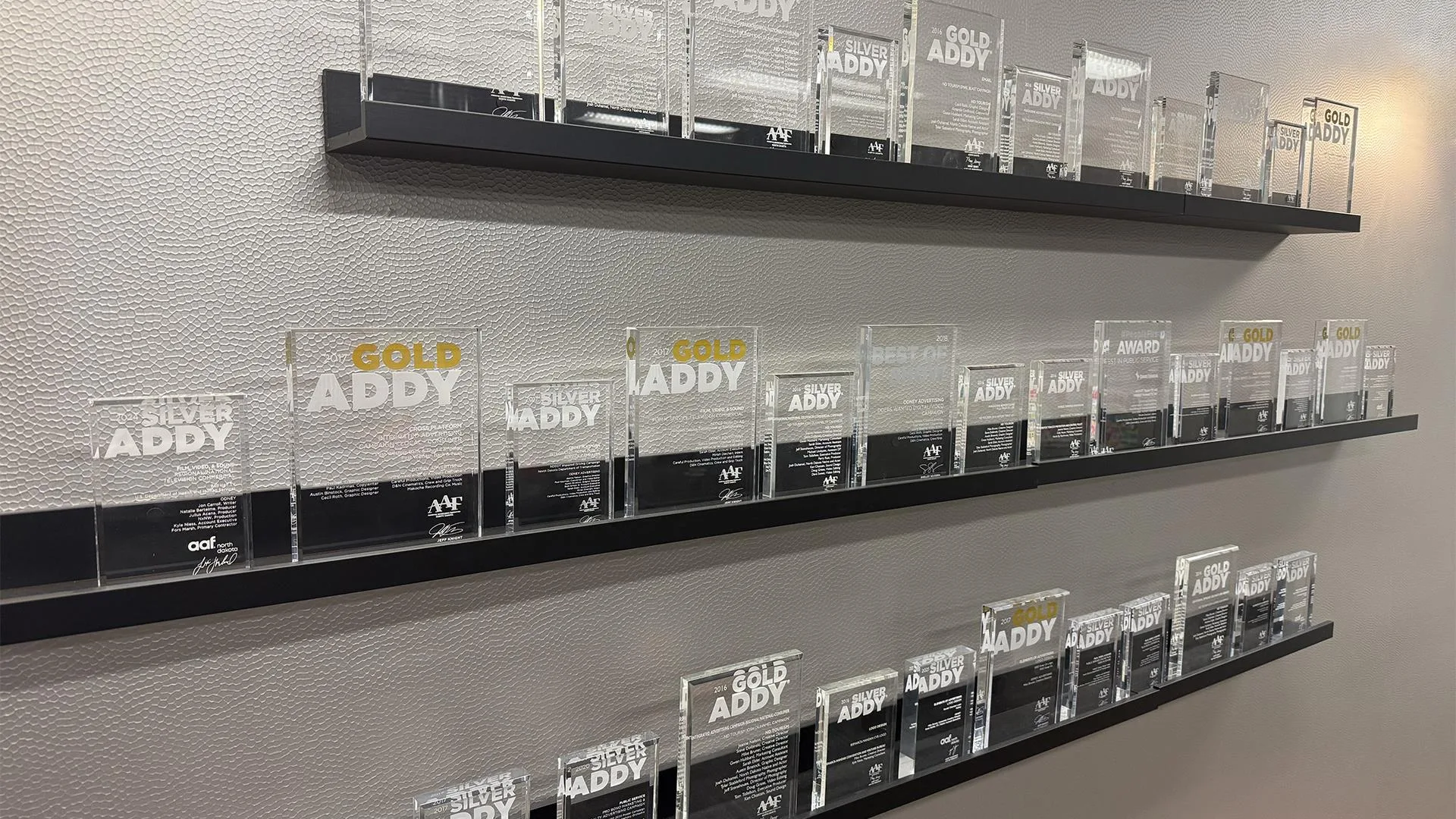 Odney’s Addy award shelf just got more crowded.