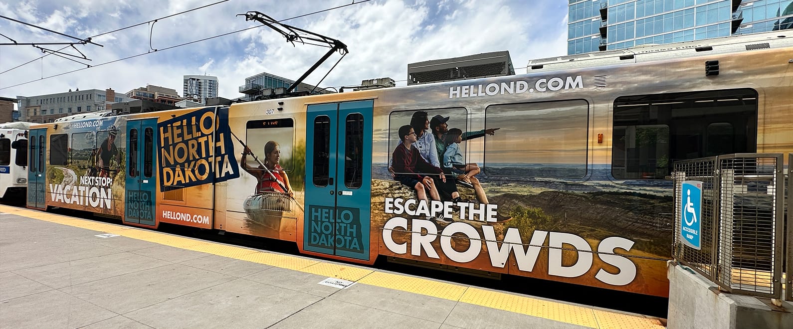 Find the Good Life - Denver Train Wrap